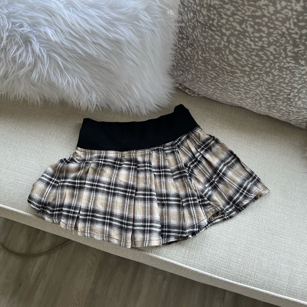 Plaid Mini Skirt